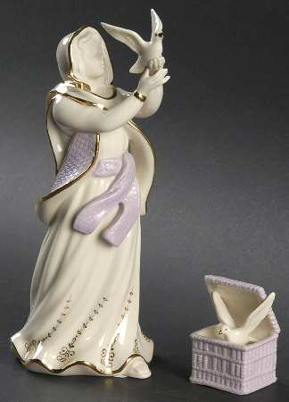 First Blessing-Nativity Dove Seller With Dove Box-Set Of 2 - Boxed