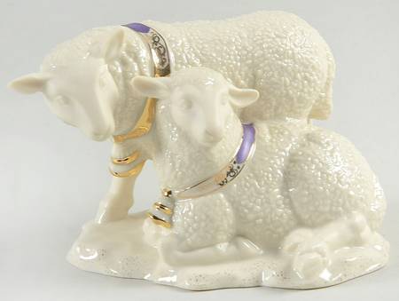 First Blessing-Nativity Sheep-Pair - No Box