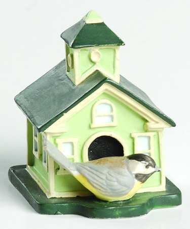 Garden Birdhouse Thimble Collection Black-Capped Chickadee On Birdhouse - No Box