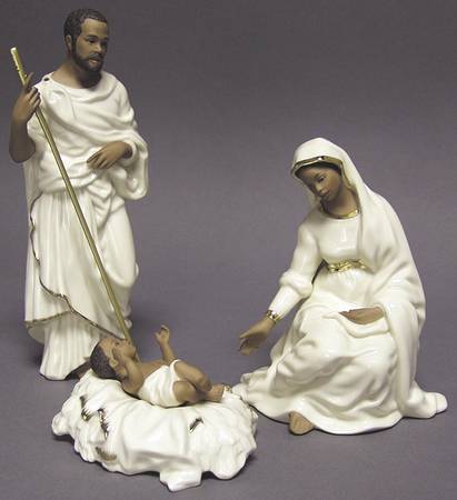 Oh Holy Night-Ebony Nativity by Lenox