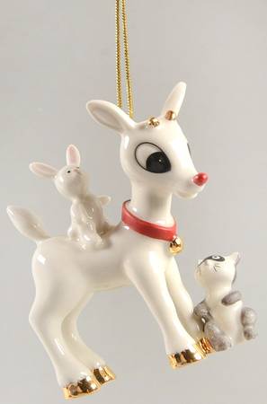 Whimsical Rudolph Ornaments Rudolph's Furry Friends - No Box