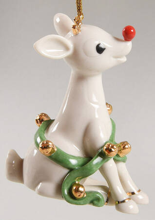 Whimsical Rudolph Ornaments Rudolph Rings In The Holidays-Green - Boxed