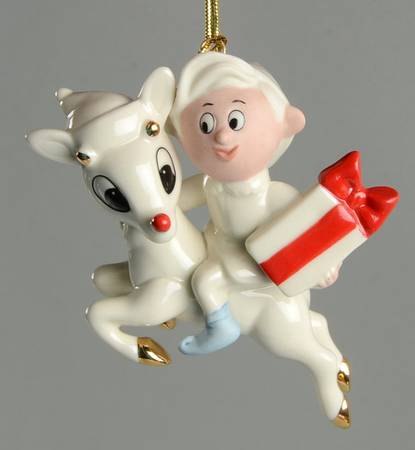 Whimsical Rudolph Ornaments Rudolph & Hermey - No Box