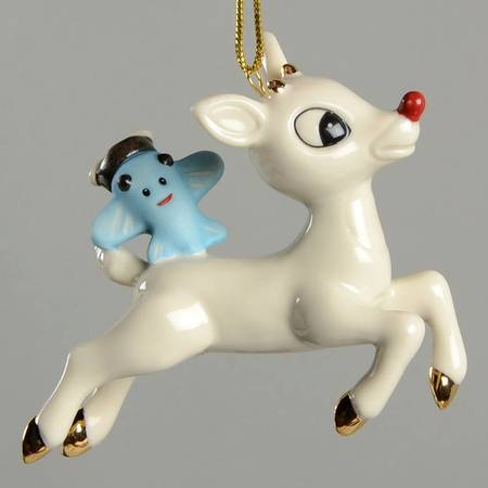 Whimsical Rudolph Ornaments Lift Off Rudolph - No Box