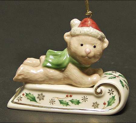Whimsical Bear Ornaments by Lenox