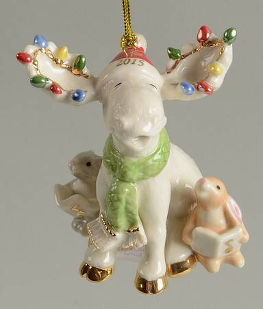 Annual Moose Ornaments Merry Moose Choir - No Box