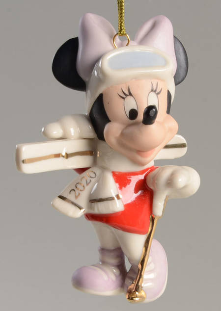 Mickey Mouse Annual Ornaments Season For Skiing Minnie - No Box