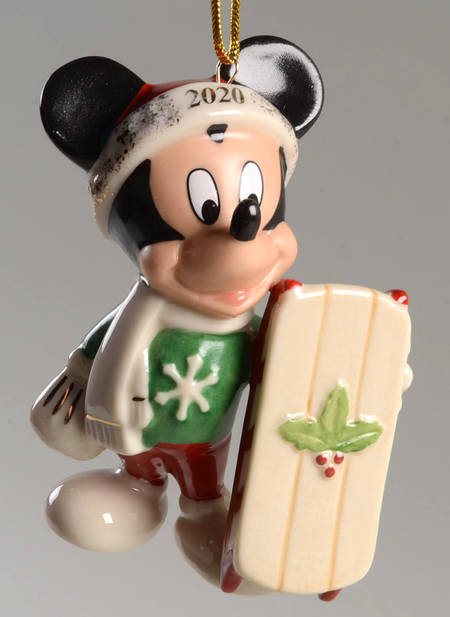 Mickey Mouse Annual Ornaments Let It Snow Mickey - No Box