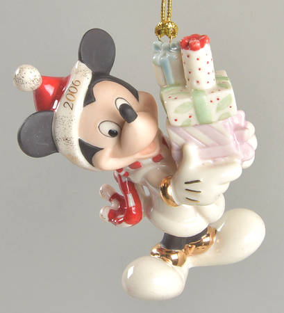 Mickey Mouse Annual Ornaments Mickey's Gift Of Christmas - No Box