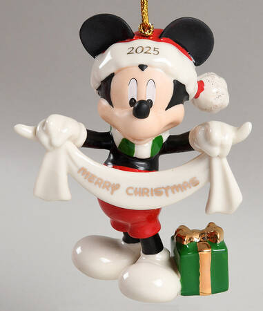 Mickey Mouse Annual Ornaments Merry Christmas Mickey - No Box