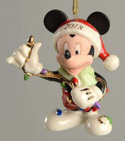 Mickey Mouse Annual Ornaments Merry & Bright Mickey-90th Birthday - Boxed