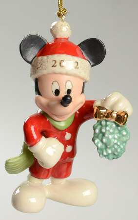 Mickey Mouse Annual Ornaments Mistletoe Mickey - No Box