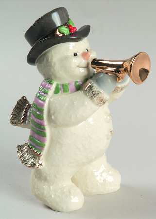 Ivory Snowman Collection Snowman Swing - No Box