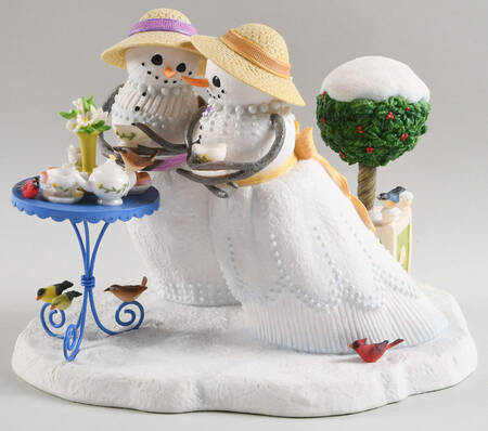 Lynn Bywaters Snowman Collection Afternoon Tea - No Box 42