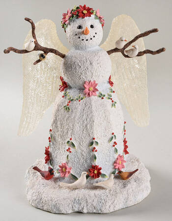Lynn Bywaters Snowman Collection Heavenly Gathering - No Box