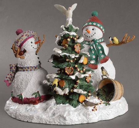 Lynn Bywaters Snowman Collection Together At Christmas - Boxed
