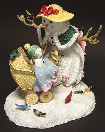 Lynn Bywaters Snowman Collection A Stroll With Friends - Boxed