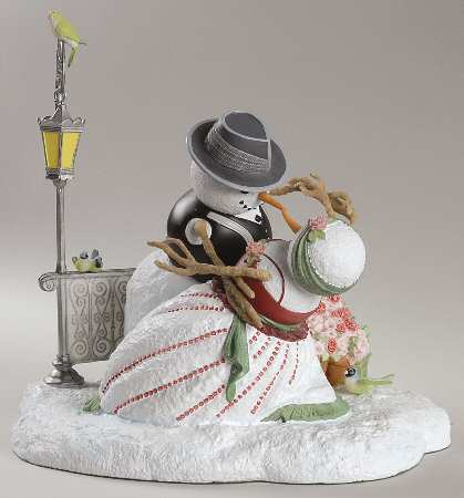 Lynn Bywaters Snowman Collection Moonlight Tango - Boxed