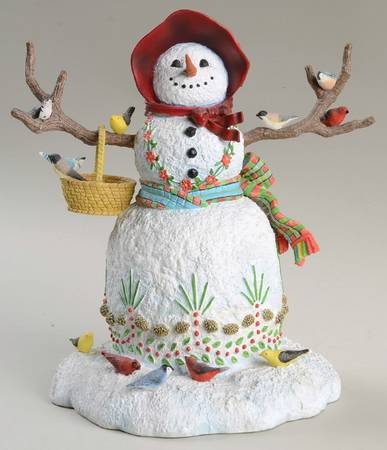 Lynn Bywaters Snowman Collection A Winter Visit - Boxed
