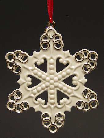 Twelve Days of Christmas Snowflakes Golden Rings - No Box