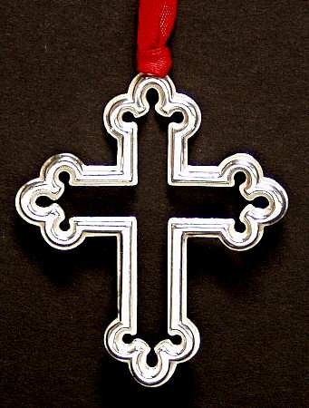 Cross Ornament by Lunt Silver