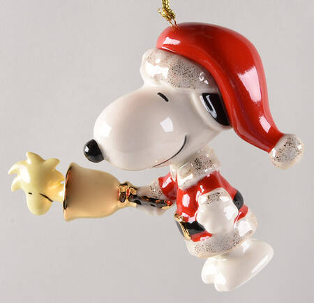 LENOX Snoopy Ringing Bell 新品未使用 Whimsical Snoopy Ornaments Snoopy Ringing Bell - Boxed by Lenox