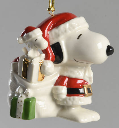 Whimsical Snoopy Ornaments Santa Snoopy-Red - Boxed