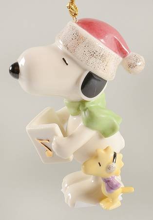 Whimsical Snoopy Ornaments Caroling With Snoopy - Boxed