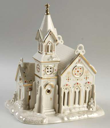 Mistletoe Park Village Village Church - With Box