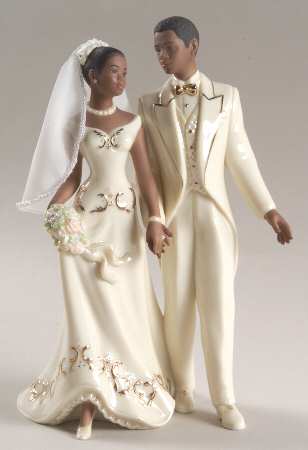 Moments in Life Collection Just Married-African American - Boxed