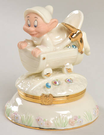 Snow White Treasure Boxes Dopey Box No Charm  - No Box