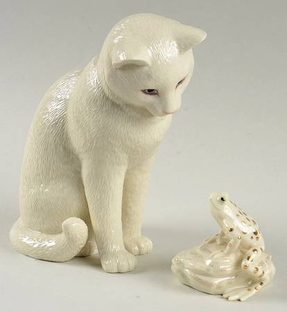 Classic Cat Collection Curious And Cautious - Boxed