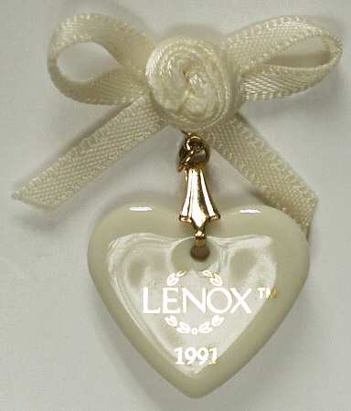 Lenox Jewelry Rose & Heart Pin - No Box