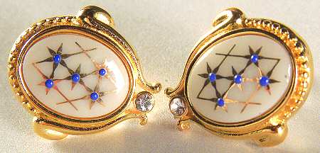 Lenox Jewelry Starlight Sapphire Earrings - Boxed