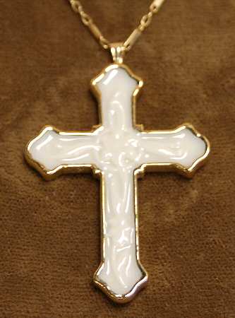 Lenox Jewelry Lily Cross Pendant - Boxed