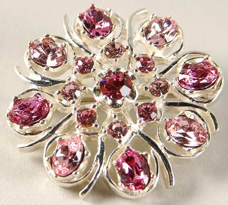 Lenox Jewelry Jeweled Blossom Pin - No Box