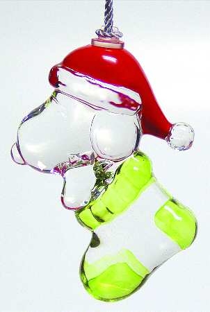 Crystal Snoopy Ornaments by Lenox