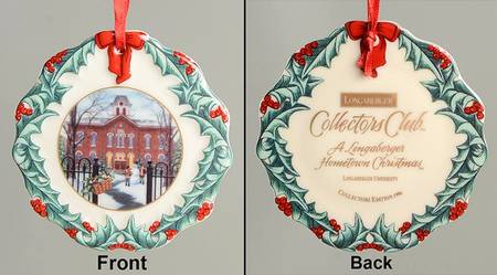 Longaberger Collector Club Ornament Longaberger University - No Box