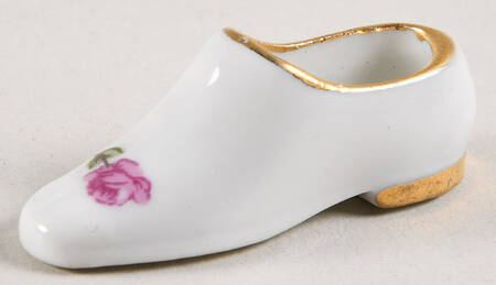Limoges Miniature Figurines & Giftware Shoe Flat -White - No Box