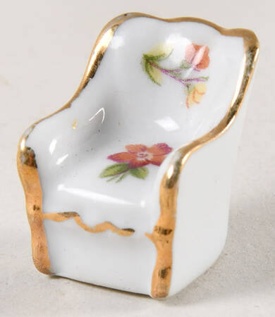 Limoges Miniature Figurines & Giftware Chair -Square - No Box