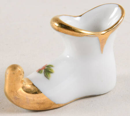 Limoges Miniature Figurines & Giftware Boot -White - No Box