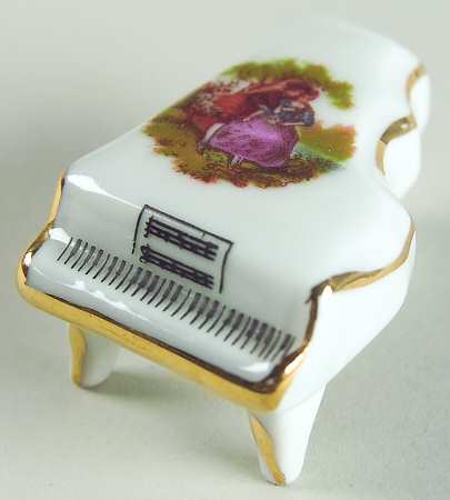 Limoges Miniature Figurines & Giftware Mini Piano - No Box