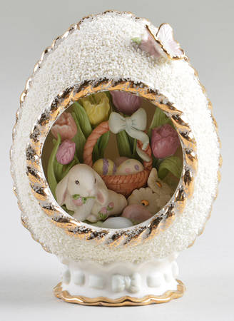 Easter Figurines Easter Bunny Hideaway - Boxed