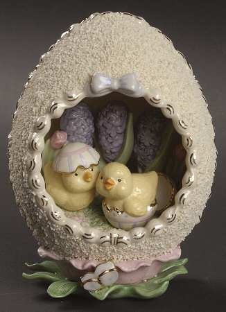 Easter Figurines Easter Morning Greetings - No Box