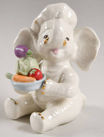 Mini Classic Elephants Chef Du Jour Elephant - No Box