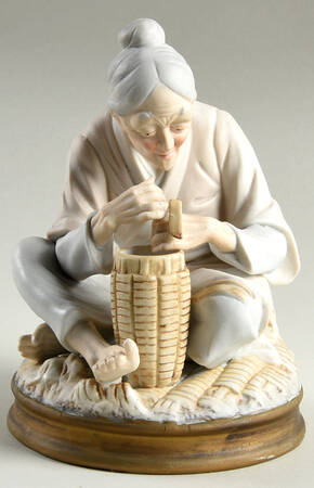 Ardalt Figurines Basket Weaver - No Box