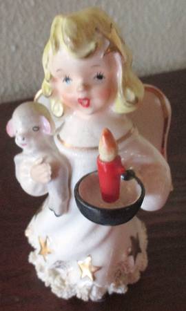 Ardalt Figurines Angel With Candle - No Box
