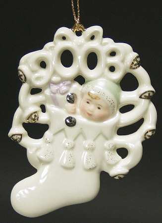 Baby's First Christmas-Filigree by Lenox