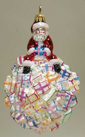 Larry Fraga Christmas Ornament A Mound Of Packages - No Box