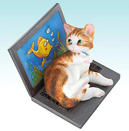 Sweet Kitties Sculpture Collection Social Networking - Boxed